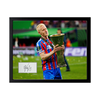 Will Hughes Signed Crystal Palace Cut Deluxe Mount Frame