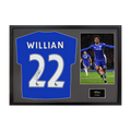 Willian Signed Chelsea Shirt Classic Frame (ACG Cert)