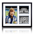 Willie Johnston Signed West Bromwich Albion Deluxe Mount Frame