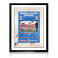 Wolverhampton Wanderers 80's Squad Signed By 11 Deluxe Mount Frame