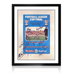 Wolverhampton Wanderers 80's Squad Signed By 11 Deluxe Mount Frame