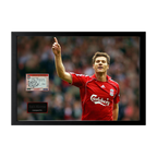 Xabi Alonso Signed Liverpool Cut Iconic Frame (ACG Cert)