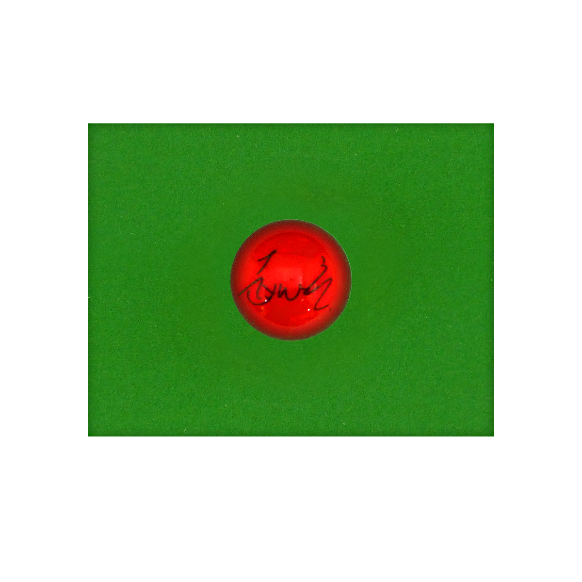 Zhao Xintong Signed Red Ball