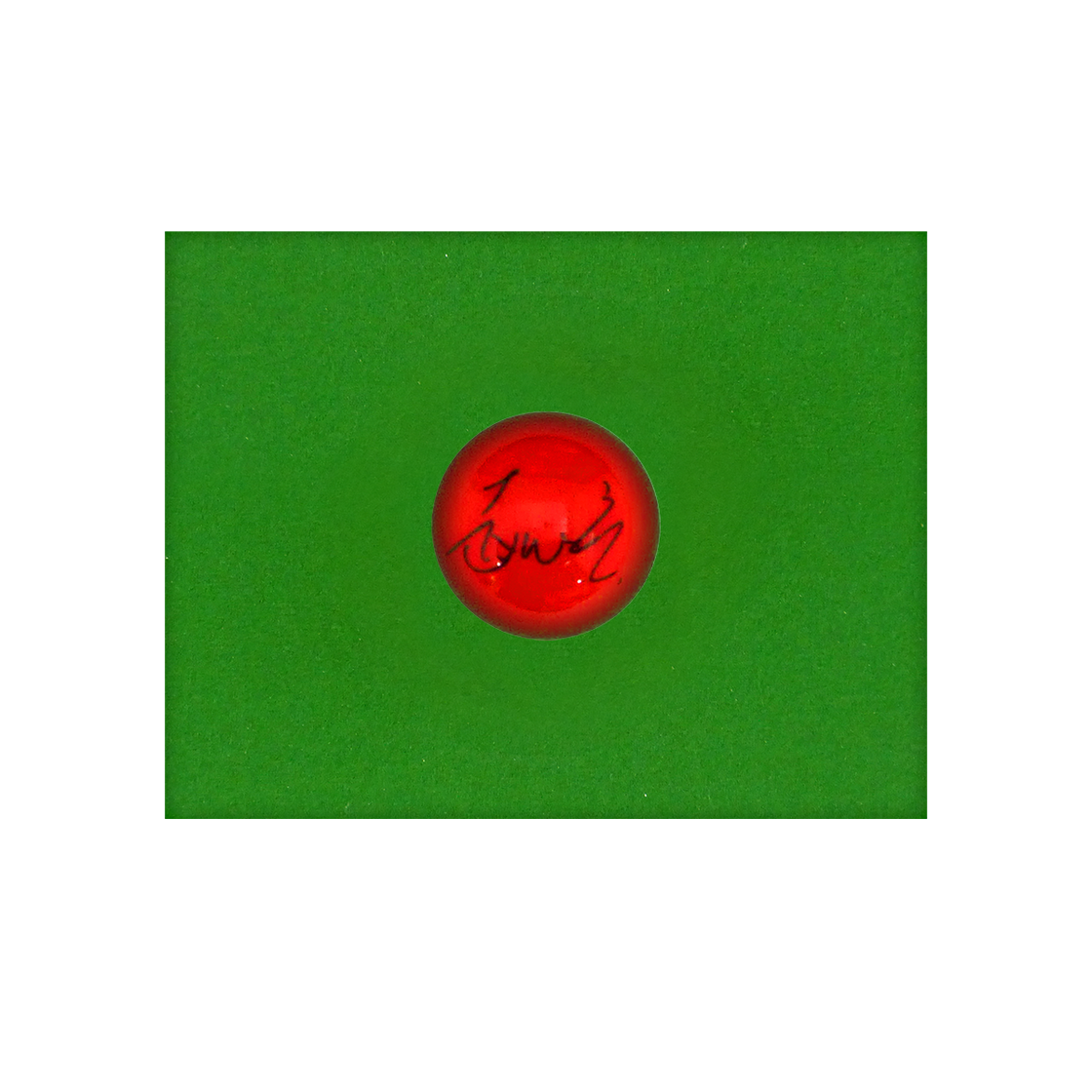 Zhao Xintong Signed Red Ball