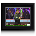 Zhao Xintong Signed Snooker UK Open Image Deluxe Mount Frame