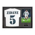 Zinedine Zidane Signed Real Madrid Shirt Classic Frame