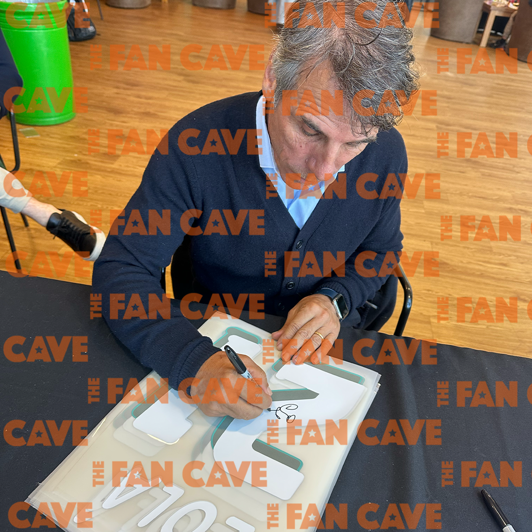 Gianfranco Zola Signed Italy Shirt Premium Frame