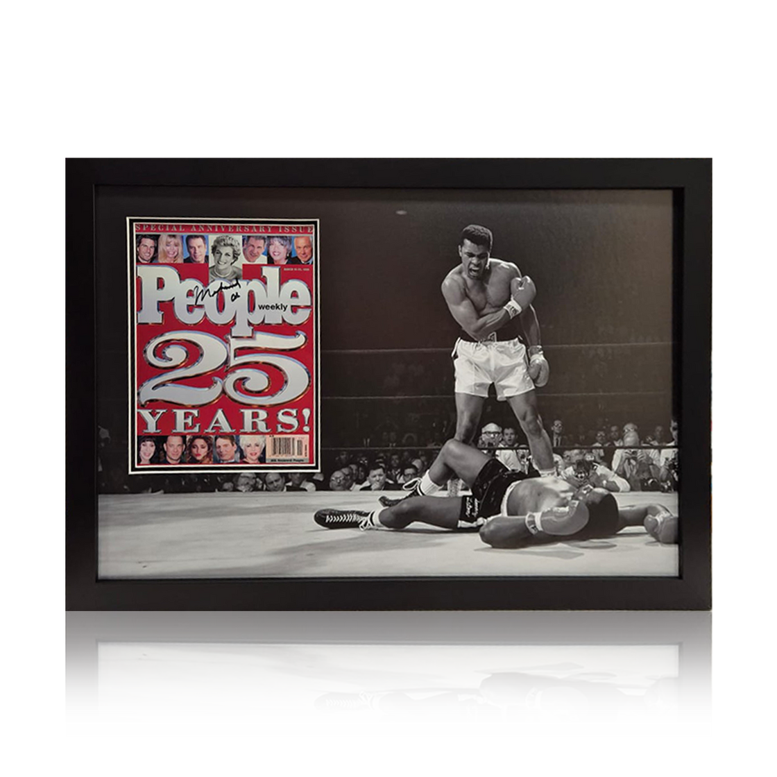 Muhammad Ali Signed People Magazine Iconic Frame (Memorabilia Network)