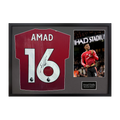 Amad Diallo Signed Manchester United Shirt Classic Frame (ACG Cert)