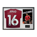 Amad Diallo Signed Manchester United Shirt Classic Frame (ACG Cert)