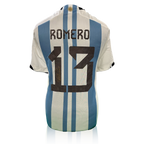 Cristian Romero Signed Argentina Shirt