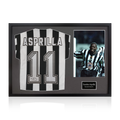 Faustino Asprilla Signed Newcastle United Shirt Classic Frame