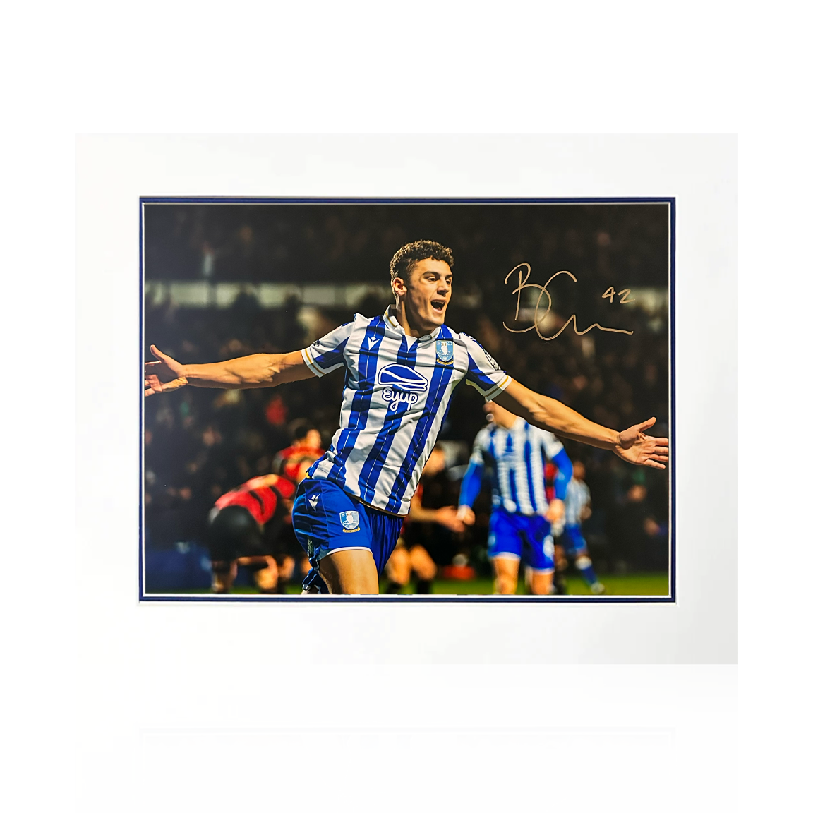 Auction: Bailey-Tye Cadamarteri Signed Sheffield Wednesday Mount