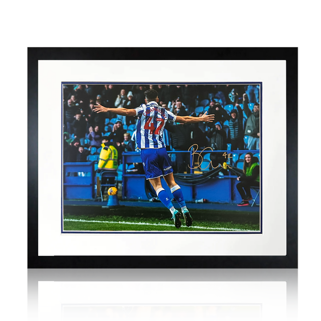 Bailey-Tye Cadamarteri Signed Sheffield Wednesday Deluxe Mount Frame