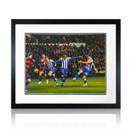 Bailey-Tye Cadamarteri Signed Sheffield Wednesday Deluxe Mount Frame
