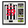 Bruno Guimarães Signed Newcastle United 23-24 Shirt Elite Frame