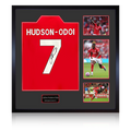Callum Hudson-Odoi Signed Nottingham Forest Shirt Elite Frame