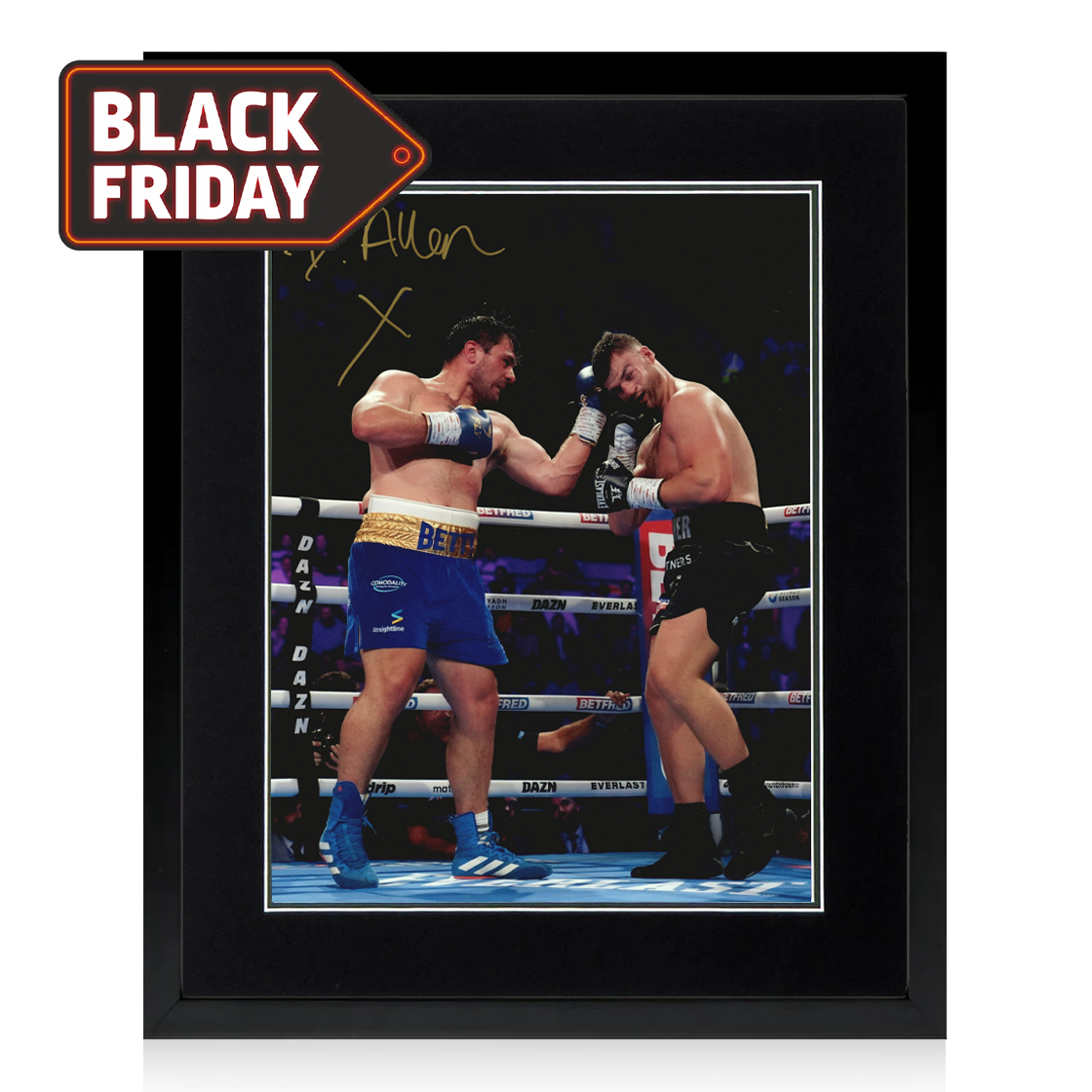 Dave Allen Signed Image Deluxe Mount Frame