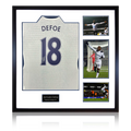 Jermain Defoe Signed Tottenham Hotspur Shirt Elite Frame
