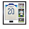 Phil Foden Signed England Shirt Elite Frame