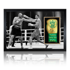 Tyson Fury v Wladimir Klitschko Signed Glove Iconic Frame