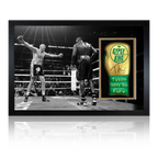 Tyson Fury v Deontay Wilder I Signed Glove Iconic Frame