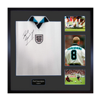Paul Gascogine Signed England '96 Shirt Elite Frame