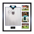 Paul Gascogine Signed England '96 Shirt Elite Frame