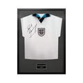 Paul Gascogine Signed England '96 Shirt Standard Frame