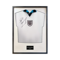 Paul Gascogine Signed England '96 Shirt Standard Frame