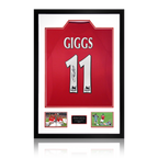 Ryan Giggs Signed Manchester United Shirt Premium Frame