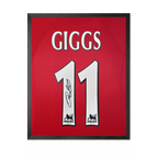 Ryan Giggs Signed Manchester United Shirt Compact Frame