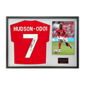 Callum Hudson-Odoi Signed Nottingham Forest Shirt Classic Frame