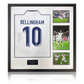 Jude Bellingham Signed England Shirt Elite Frame