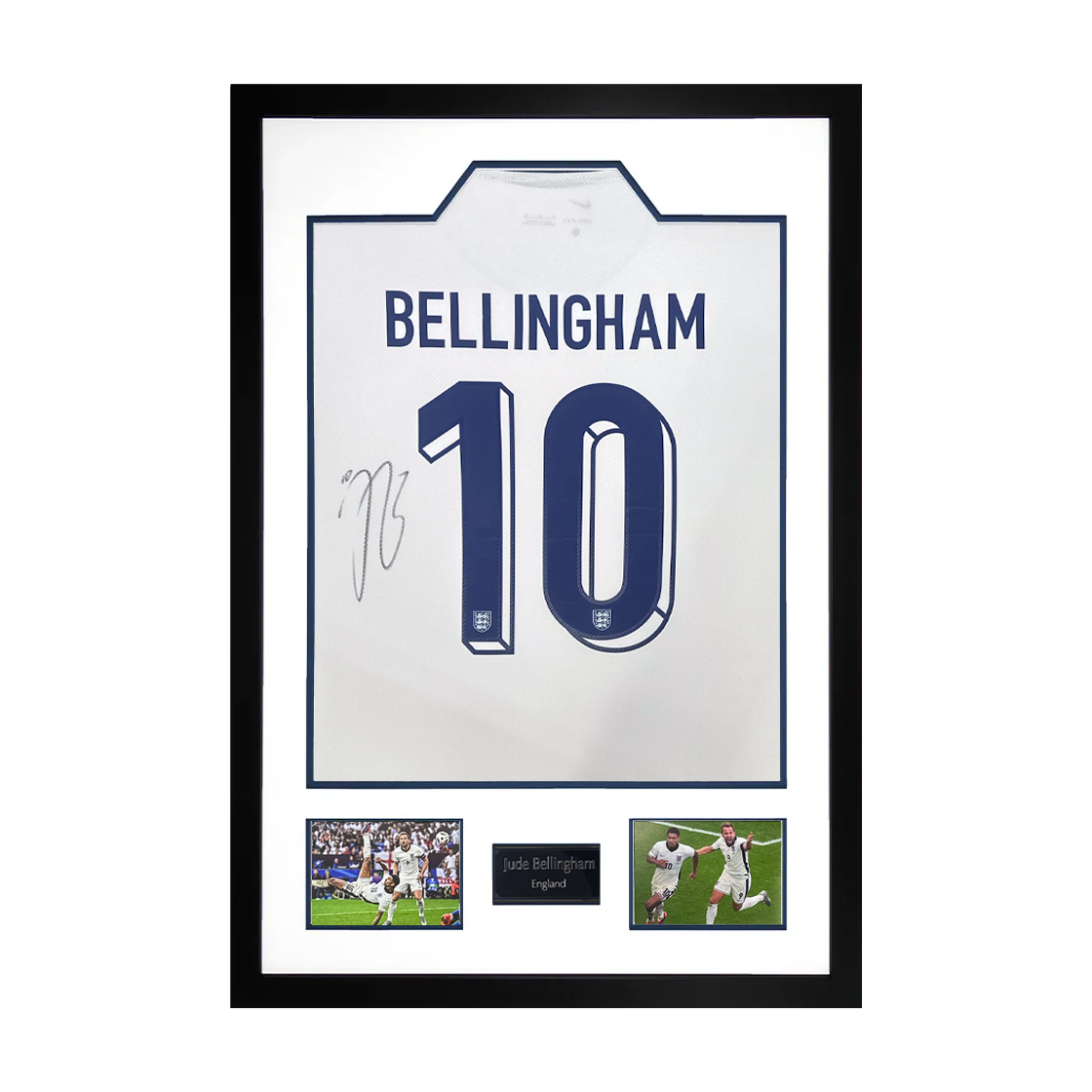 Jude Bellingham Signed England Shirt Premium Frame