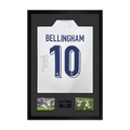 Jude Bellingham Signed England Shirt Premium Frame