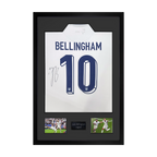 Jude Bellingham Signed England Shirt Premium Frame
