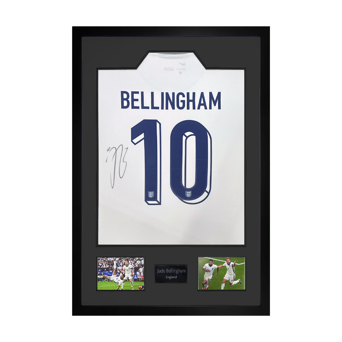 Jude Bellingham Signed England Shirt Premium Frame