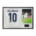 Jude Bellingham Signed England Shirt Classic Frame