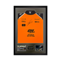 Lando Norris Signed McLaren F1 Shirt Premium Frame (ACG Cert)