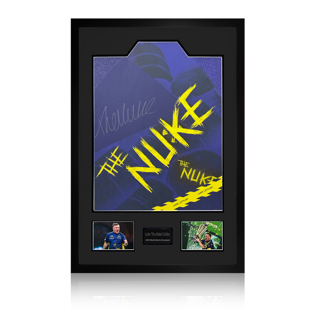 Luke Littler Signed 2025 Shirt Premium Frame