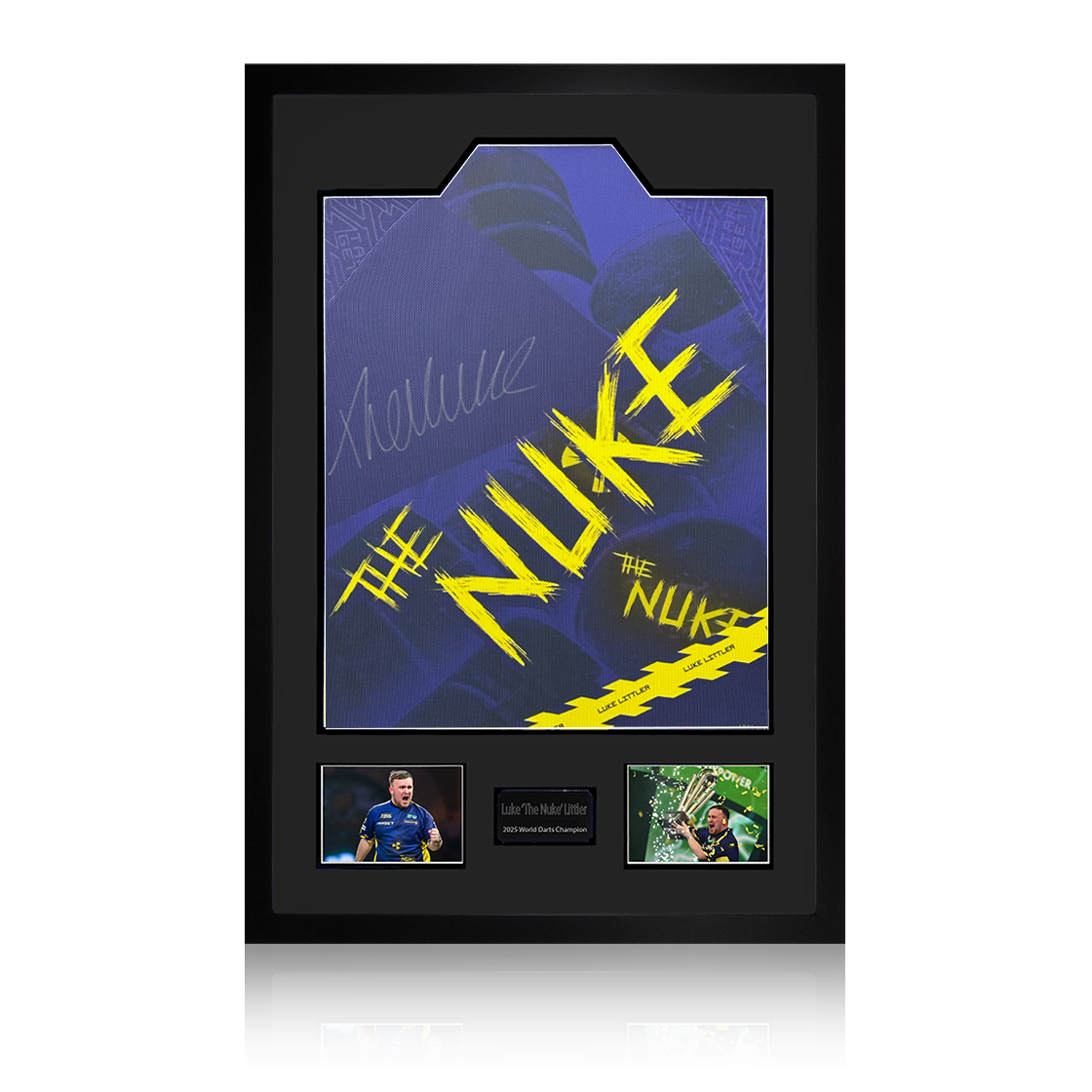 Luke Littler Signed 2025 Shirt Premium Frame