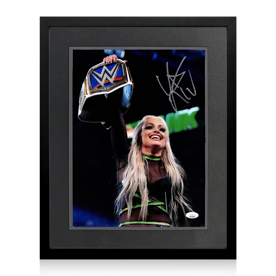 Liv Morgan Signed Image Deluxe Mount Frame (JSA)