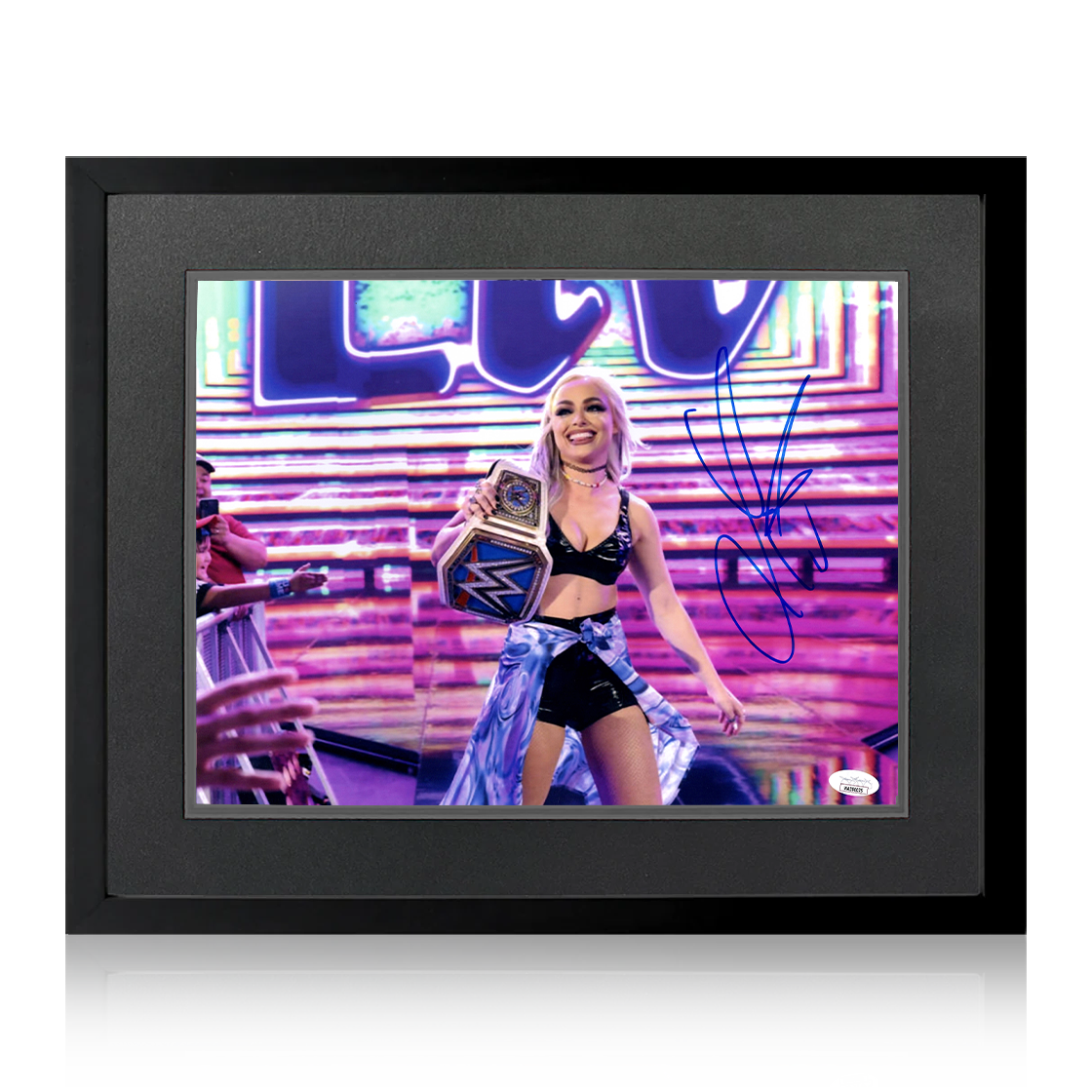 Liv Morgan Signed Image Deluxe Mount Frame (JSA)