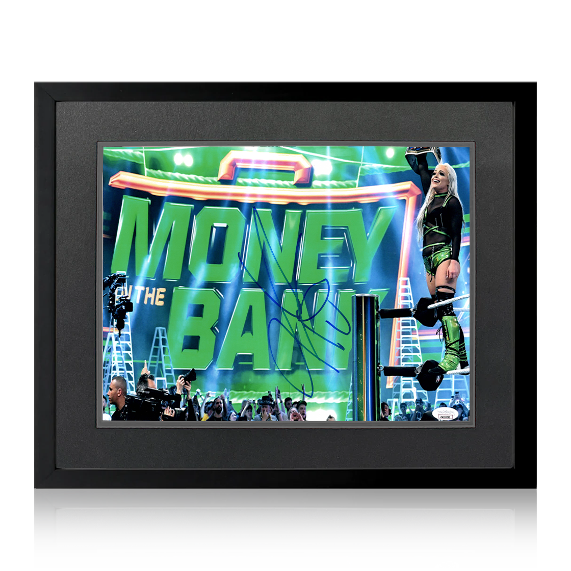 Liv Morgan Signed Image Deluxe Mount Frame (JSA)