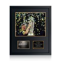 Luke Littler 2026 World Champion Signed Cut 8/9 Compact Frame