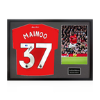 Kobbie Mainoo Signed Manchester United Classic Frame (ACG Cert)