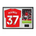 Kobbie Mainoo Signed Manchester United Classic Frame (ACG Cert)