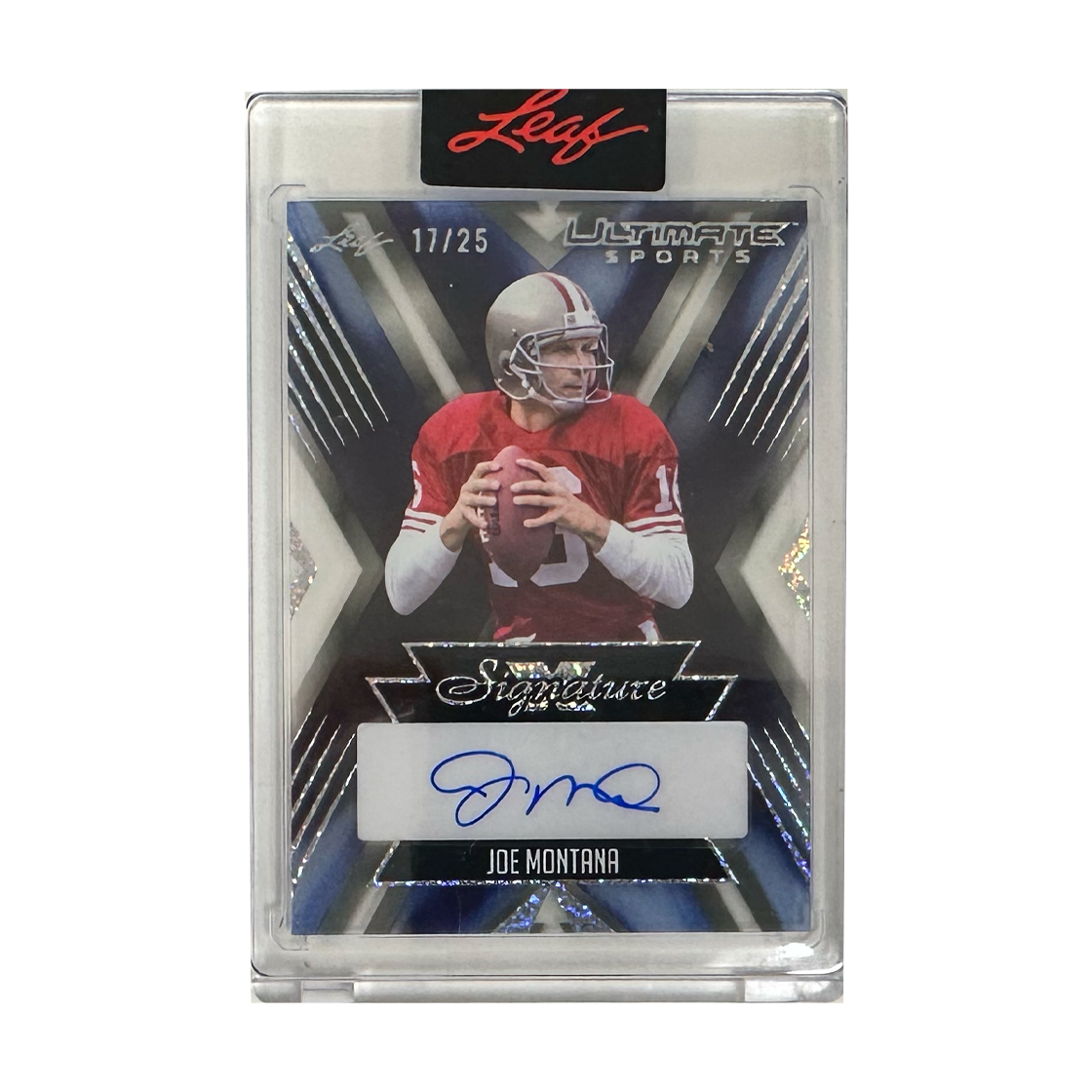Leaf X Signature Joe Montana 17/25