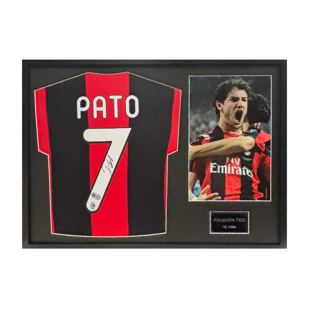 Alexandre Pato Signed AC Milan Shirt Classic Frame (ACG Cert)